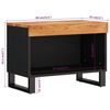 vidaXL Έπιπλο Τηλεόρασης 60 x 33 x 43,5 εκ. από Μασίφ Ξύλο Ακακίας