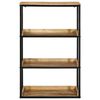 vidaXL Βιβλιοθήκη Καφέ 70 x 35 x 110 εκ. Μασίφ ξύλο μάνγκο
