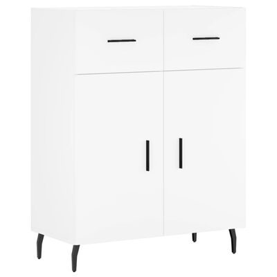 vidaXL Ντουλάπι Λευκό 69,5x34x180 εκ. από Επεξεργασμένο Ξύλο