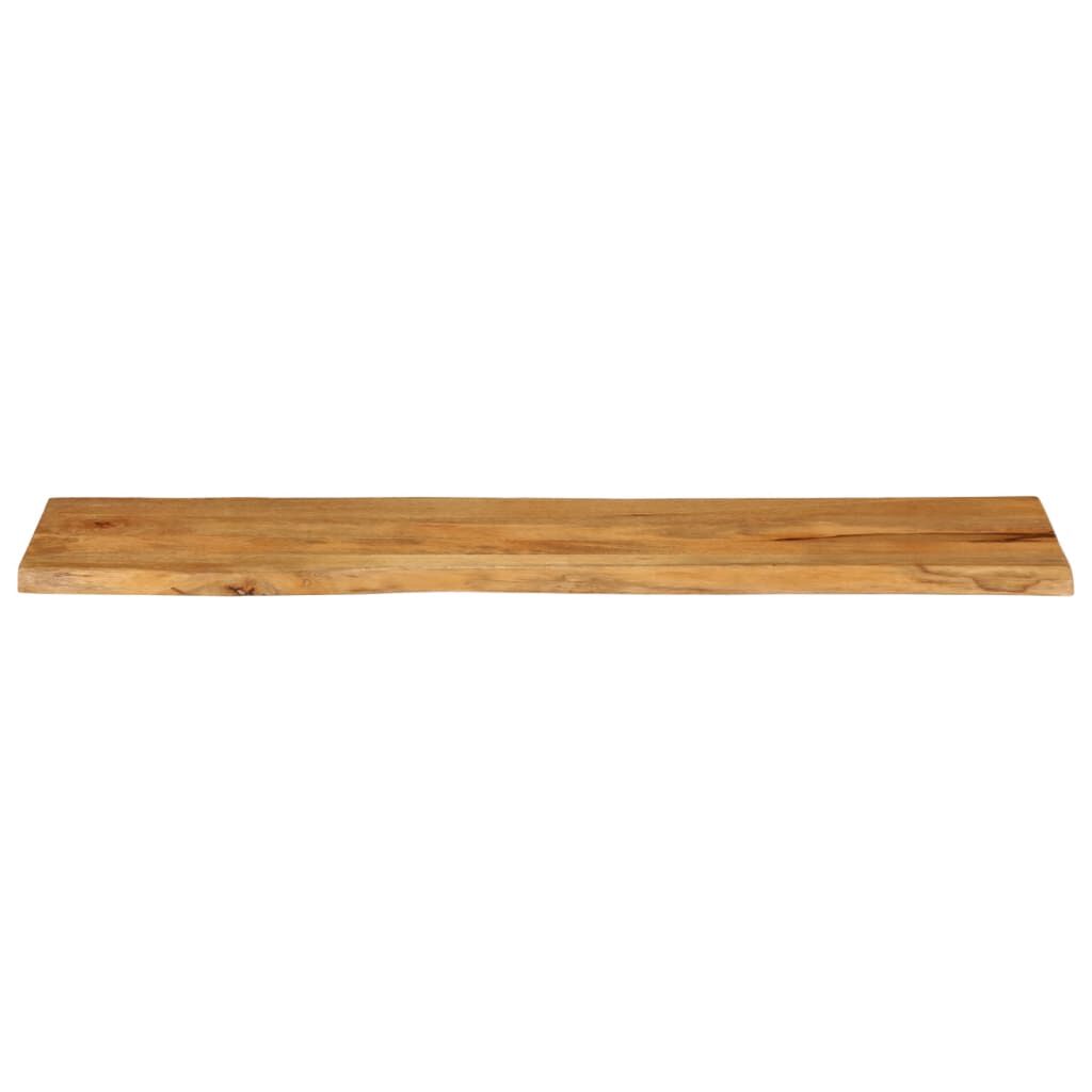vidaXL Επιφάνεια Τραπεζιού 180x40x2,5 εκ. Live Edge Μασίφ Ξύλο Μάνγκο