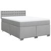 vidaXL &Kappa;&rho;&epsilon;&beta;ά&tau;&iota; Boxspring &mu;&epsilon; &Sigma;&tau;&rho;ώ&mu;&alpha; &Alpha;&nu;&omicron;&iota;&chi;&tau;ό &Gamma;&kappa;&rho;&iota; 140x200 &epsilon;&kappa;. &Upsilon;&phi;&alpha;&sigma;&mu;ά&tau;&iota;&nu;&omicron;