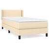 vidaXL &Kappa;&rho;&epsilon;&beta;ά&tau;&iota; Boxspring &mu;&epsilon; &Sigma;&tau;&rho;ώ&mu;&alpha; &Kappa;&rho;&epsilon;&mu; 100 x 200 &epsilon;&kappa;. &Upsilon;&phi;&alpha;&sigma;&mu;ά&tau;&iota;&nu;&omicron;