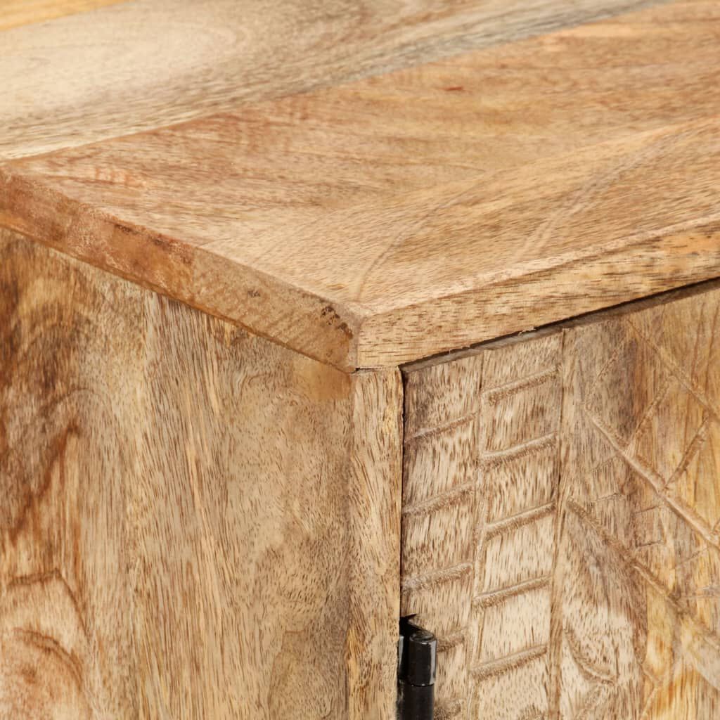 vidaXL Μπουφές 110 x 30 x 60 εκ. από Μασίφ Ξύλο Μάνγκο