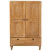 vidaXL Highboard Ανοιχτό καφέ 60 x 33 x 100 εκ. Μασίφ ξύλο μάνγκο