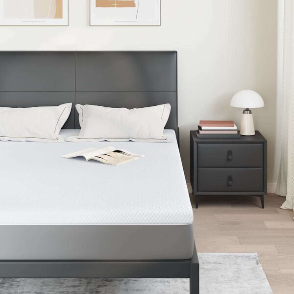 vidaXL &Sigma;&tau;&rho;ώ&mu;&alpha; &epsilon;&pi;&iota;&kappa;ά&lambda;&upsilon;&psi;&eta;&sigmaf; &Lambda;&epsilon;&upsilon;&kappa;ό 140 x 200 cm &Upsilon;&phi;&alpha;&sigma;&mu;&alpha; Jacquard