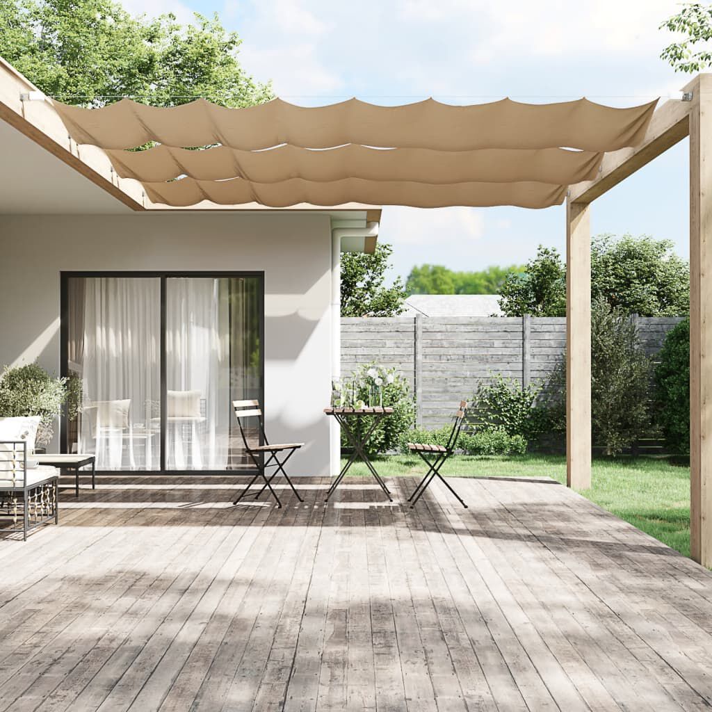 vidaXL Τέντα Κάθετη Taupe 60 x 360 εκ. από Ύφασμα Oxford