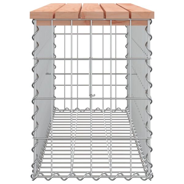 vidaXL Πάγκος Κήπου Συρματοκιβώτιο 103x31,5x42 εκ. Μασίφ Ψευδοτσούγκα