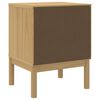 vidaXL Κομοδίνο FLORO Καφέ 45 x 39 x 57 εκ. από Μασίφ Ξύλο Πεύκου