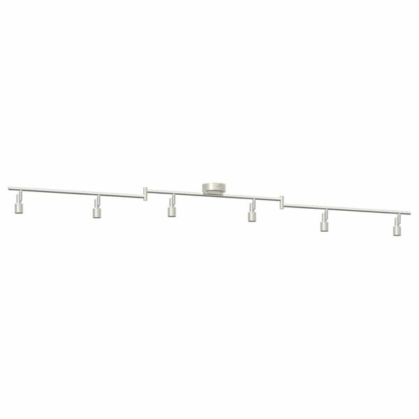 vidaXL Σποτ οροφής Βουρτσισμένο Νίκελ 176.5 x 9.5 x 14 εκ Ατσάλι