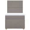 vidaXL &Kappa;&rho;&epsilon;&beta;ά&tau;&iota; Boxspring &mu;&epsilon; &Sigma;&tau;&rho;ώ&mu;&alpha; Taupe 80x200 &epsilon;&kappa;. &Upsilon;&phi;&alpha;&sigma;&mu;ά&tau;&iota;&nu;&omicron;
