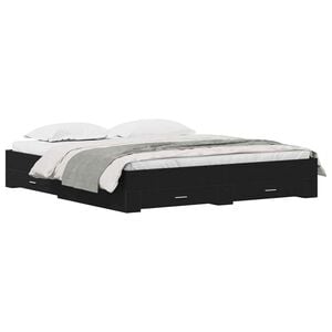 vidaXL &Sigma;&kappa;&epsilon;&lambda;&epsilon;&tau;ό&sigmaf; &Kappa;&rho;&epsilon;&beta;&alpha;&tau;&iota;&omicron;ύ &Mu;&alpha;ύ&rho;&eta; &Omicron;&xi;&upsilon;ά 180 x 200 cm &Epsilon;&pi;&epsilon;&xi;&epsilon;&rho;&gamma;&alpha;&sigma;&mu;έ&nu;&omicron; &Xi;ύ&lambda;&omicron;