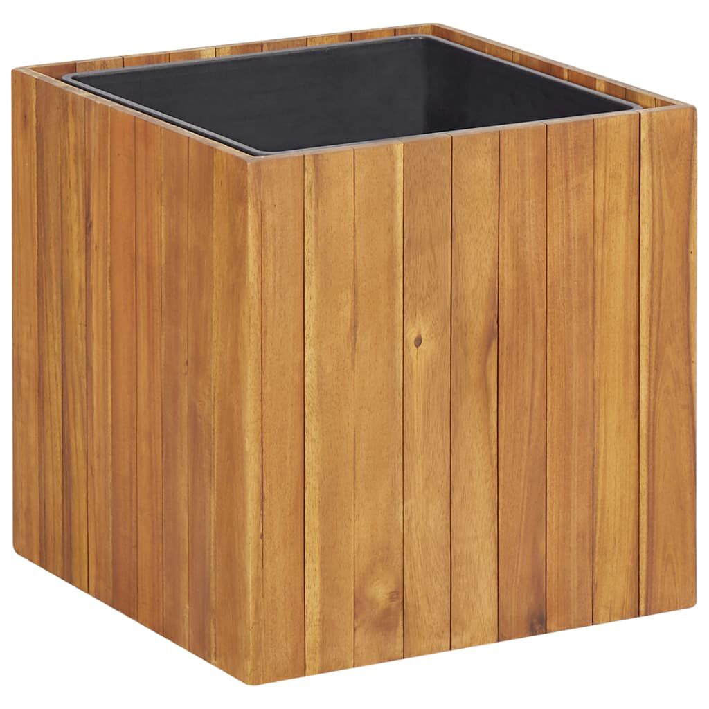 vidaXL Ζαρντινιέρα Υπερυψωμένη 43,5x43,5x44 εκ. Μασίφ Ξύλο Ακακίας