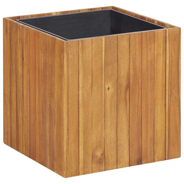 vidaXL Ζαρντινιέρα Υπερυψωμένη 43,5x43,5x44 εκ. Μασίφ Ξύλο Ακακίας