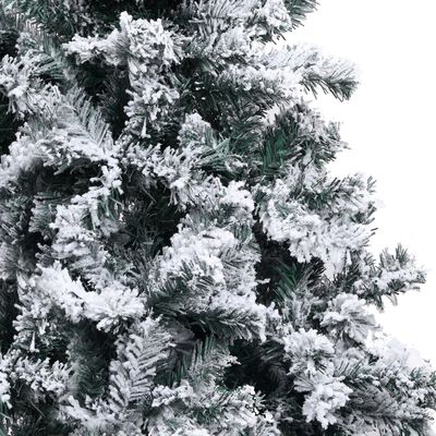 vidaXL Χριστουγεννιάτικο Δέντρο Τεχνητό με Χιόνι Πράσινο 400 εκ. PVC