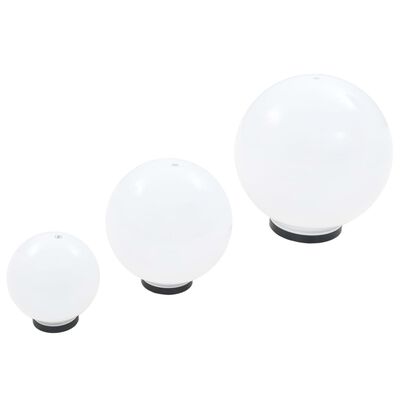 vidaXL Φωτιστικά Μπάλα LED 6 τεμ Σφαιρικά 20/30/40 εκ. Ακρυλικά (PMMA)
