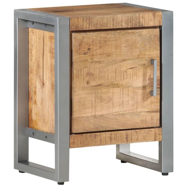 vidaXL Κομοδίνο 40 x 30 x 50 εκ. από Ακατέργαστο Ξύλο Μάνγκο