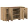 vidaXL &Pi;&lambda;&alpha;ϊ&nu;ό &gamma;&rho;&alpha;&phi;&epsilon;ί&omicron; Artisan Oak 135 x 41 x 75 &epsilon;&kappa; &Epsilon;&pi;&epsilon;&xi;&epsilon;&rho;&gamma;&alpha;&sigma;&mu;έ&nu;&omicron; &xi;ύ&lambda;&omicron;