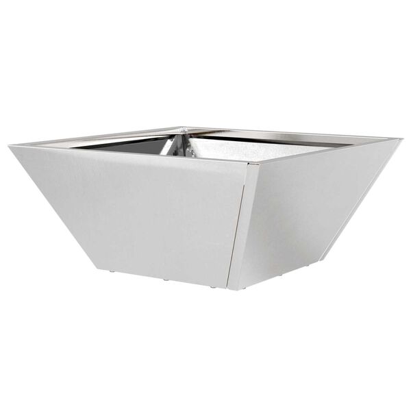 vidaXL Γλάστρα Κήπου 35x35x15 εκ. Ανοξείδωτο Ατσάλι