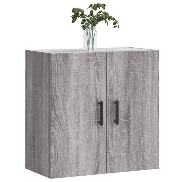 vidaXL Ντουλάπι Τοίχου Γκρι Sonoma 60x31x60 εκ. από Επεξεργασμένο Ξύλο