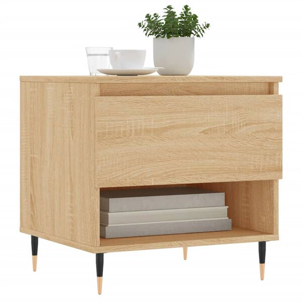vidaXL Τραπέζια Σαλονιού 2 τεμ. Sonoma Δρυς 50x46x50 εκ. Επεξεργ. Ξύλο