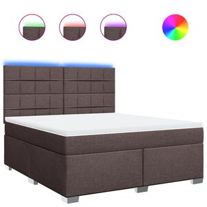 vidaXL &Kappa;&rho;&epsilon;&beta;ά&tau;&iota; Boxspring &mu;&epsilon; &Sigma;&tau;&rho;ώ&mu;&alpha; &Sigma;&kappa;&omicron;ύ&rho;&omicron; &Kappa;&alpha;&phi;έ 180x200 &epsilon;&kappa; &Upsilon;&phi;&alpha;&sigma;&mu;ά&tau;&iota;&nu;&omicron;