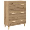 vidaXL Highboard Artisan Oak 69,5 x 32,5 x 180 &epsilon;&kappa; &Epsilon;&pi;&epsilon;&xi;&epsilon;&rho;&gamma;&alpha;&sigma;&mu;έ&nu;&omicron; &xi;ύ&lambda;&omicron;