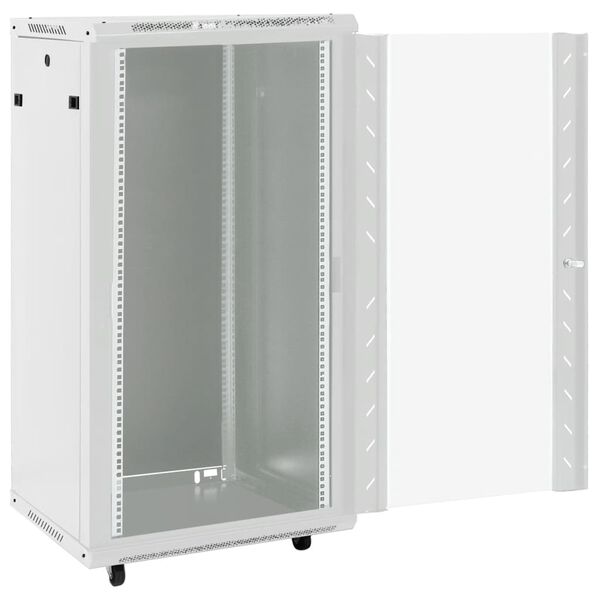 vidaXL Καμπίνα Δικτύου 22U 19" IP20 Μαύρη 60x60x120 εκ.