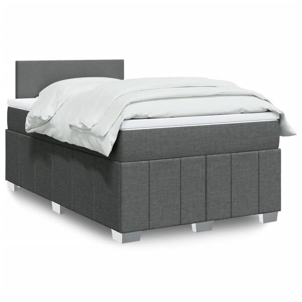 vidaXL &Kappa;&rho;&epsilon;&beta;ά&tau;&iota; Boxspring &mu;&epsilon; &Sigma;&tau;&rho;ώ&mu;&alpha; &Sigma;&kappa;&omicron;ύ&rho;&omicron; &Gamma;&kappa;&rho;&iota; 120x200 &epsilon;&kappa;. &Upsilon;&phi;&alpha;&sigma;&mu;ά&tau;&iota;&nu;&omicron;