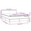 vidaXL &Kappa;&rho;&epsilon;&beta;ά&tau;&iota; Boxspring &mu;&epsilon; &Sigma;&tau;&rho;ώ&mu;&alpha; &Alpha;&nu;&omicron;&iota;&chi;&tau;ό &Gamma;&kappa;&rho;&iota; 140x210 &epsilon;&kappa;. &Beta;&epsilon;&lambda;&omicron;ύ&delta;&iota;&nu;&omicron;
