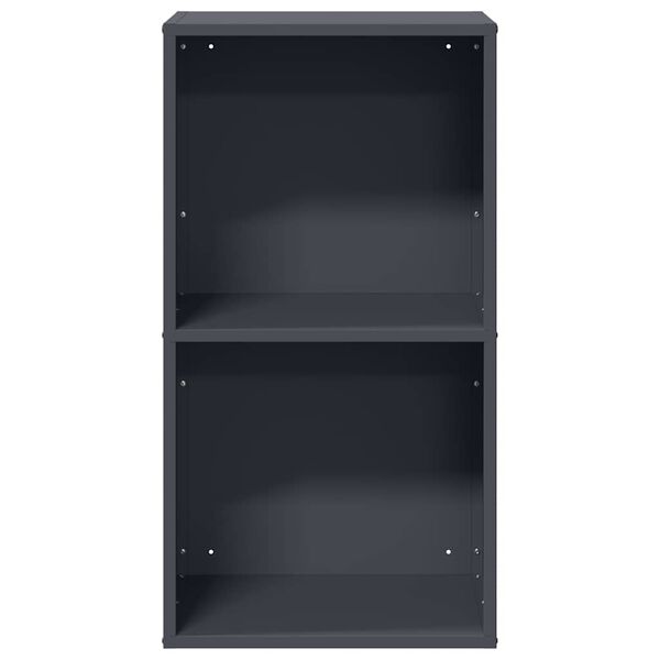 vidaXL Ράφι Καυσόξυλων Ανθρακί 40x30x75 εκ. Χάλυβας ψυχρής έλασης