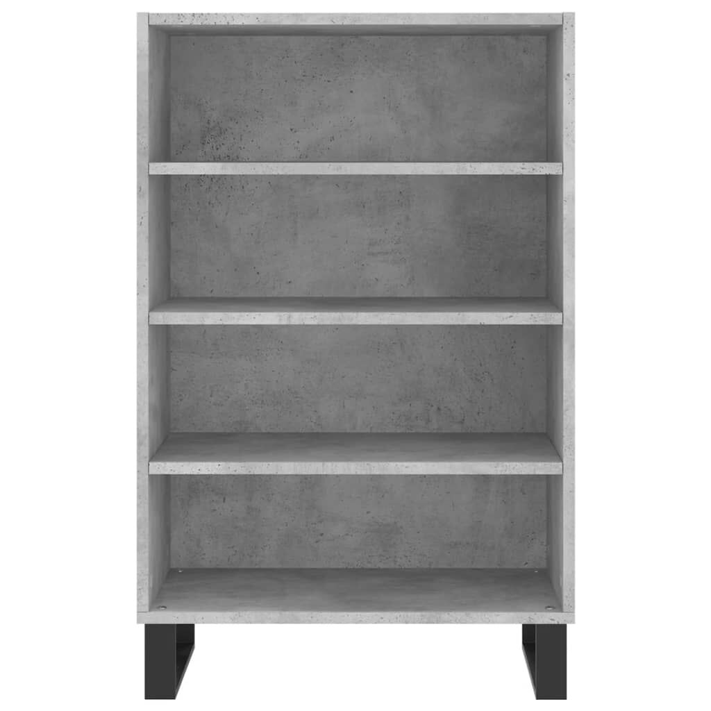 vidaXL Ραφιέρα Γκρι Σκυροδέματος 57 x 35 x 90 από Επεξεργασμένο Ξύλο