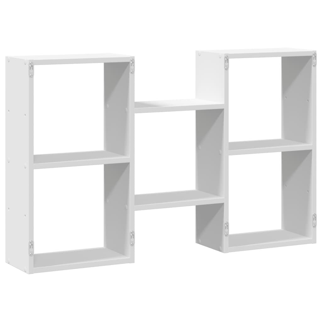 vidaXL Ραφιέρα Τοίχου Λευκό 96x18x60 εκ. από Επεξεργασμένο Ξύλο