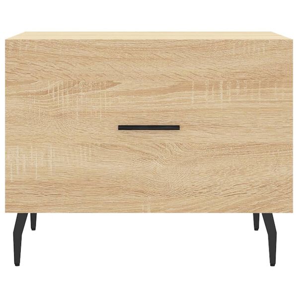vidaXL Τραπεζάκι Σαλονιού Sonoma Δρυς 50x50x40 εκ. Επεξεργασμένο Ξύλο