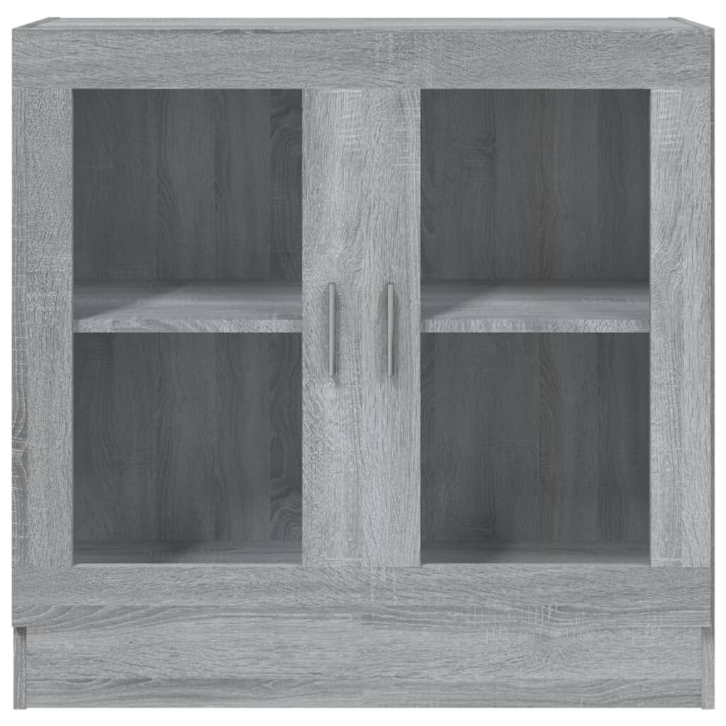 vidaXL Βιτρίνα Γκρι Sonoma 82,5x30,5x80εκ. από Επεξεργασμένο Ξύλο
