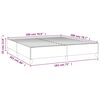 vidaXL Κρεβάτι Boxspring με Στρώμα Μαύρο 180x200 εκ. Υφασμάτινο