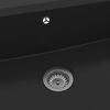 vidaXL Σιντρινο κουζίνας Μαύρο 79 x 50 x 31 εκ. Γρανίτης