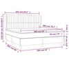 vidaXL &Kappa;&rho;&epsilon;&beta;ά&tau;&iota; Boxspring &mu;&epsilon; &Sigma;&tau;&rho;ώ&mu;&alpha; &Kappa;&rho;&epsilon;&mu; 160x200 &epsilon;&kappa;. &Upsilon;&phi;&alpha;&sigma;&mu;ά&tau;&iota;&nu;&omicron;