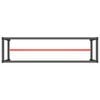 vidaXL Σκελετός Πάγκου Εργασίας Ματ Μαύρο/Κόκκινο 210x50x79εκ. Μεταλ.