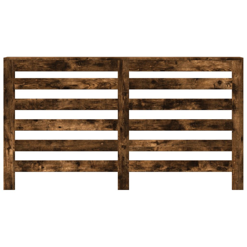 vidaXL Κάλυμμα Καλοριφέρ Καπνιστή Δρυς 149x20x82εκ. Επεξεργασμένο Ξύλο