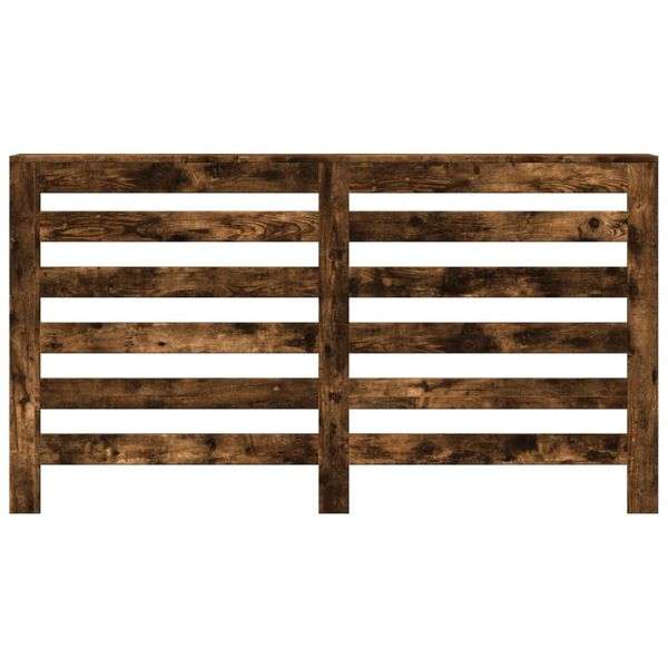 vidaXL Κάλυμμα Καλοριφέρ Καπνιστή Δρυς 149x20x82εκ. Επεξεργασμένο Ξύλο