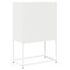 vidaXL Highboard Λευκό 68x39x107 cm Ατσάλι