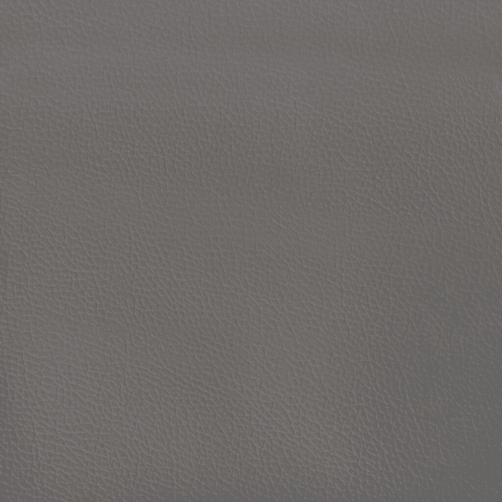 vidaXL Κρεβάτι Boxspring με Στρώμα Γκρι 180x200 εκ. Συνθετικό Δέρμα
