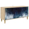 vidaXL &Nu;&tau;&omicron;&upsilon;&lambda;ά&pi;&iota; TV RAALTE 102 x 33 x 50 &epsilon;&kappa;. Sonoma &Epsilon;&pi;&epsilon;&xi;&epsilon;&rho;&gamma;&alpha;&sigma;&mu;έ&nu;&omicron; &Xi;ύ&lambda;&omicron;