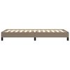 vidaXL Σκελετός Κρεβατιού Χωρίς Στρώμα Taupe 90x200 εκ. Υφασμάτινο