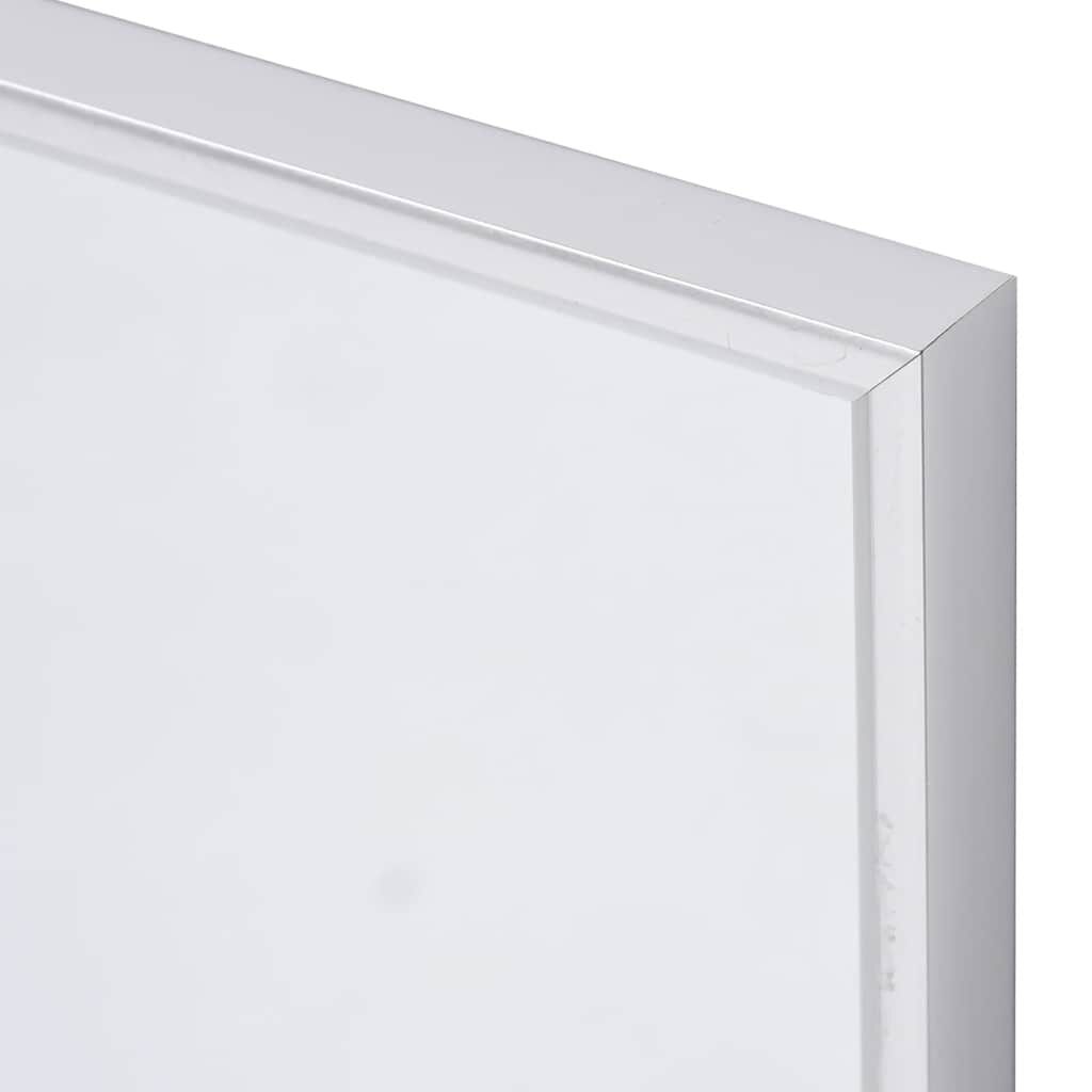 vidaXL Καθρέφτης Ασημί 100 x 60 εκ.