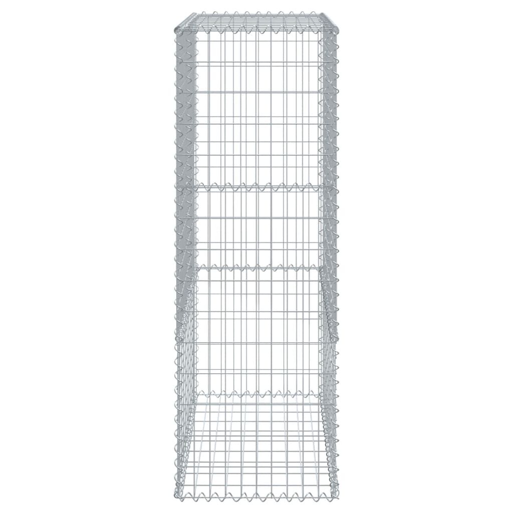 vidaXL Συρματοκιβώτιο με Κάλυμμα 300x50x150εκ. από Γαλβανισμένο Χάλυβα