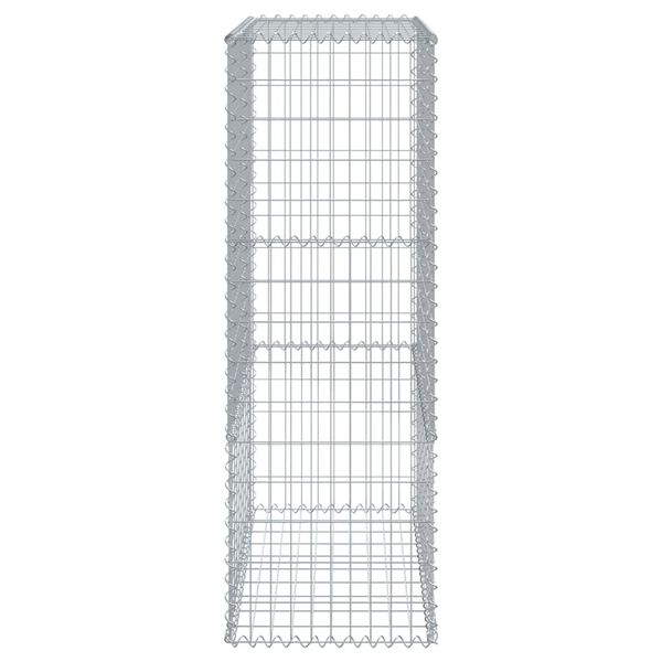 vidaXL Συρματοκιβώτιο με Κάλυμμα 300x50x150εκ. από Γαλβανισμένο Χάλυβα