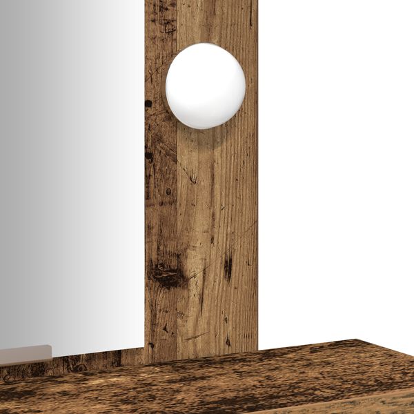 vidaXL Τραπέζι περιποίησης Καφέ 50 x 41 x 140 εκ. Επεξεργασμένο ξύλο