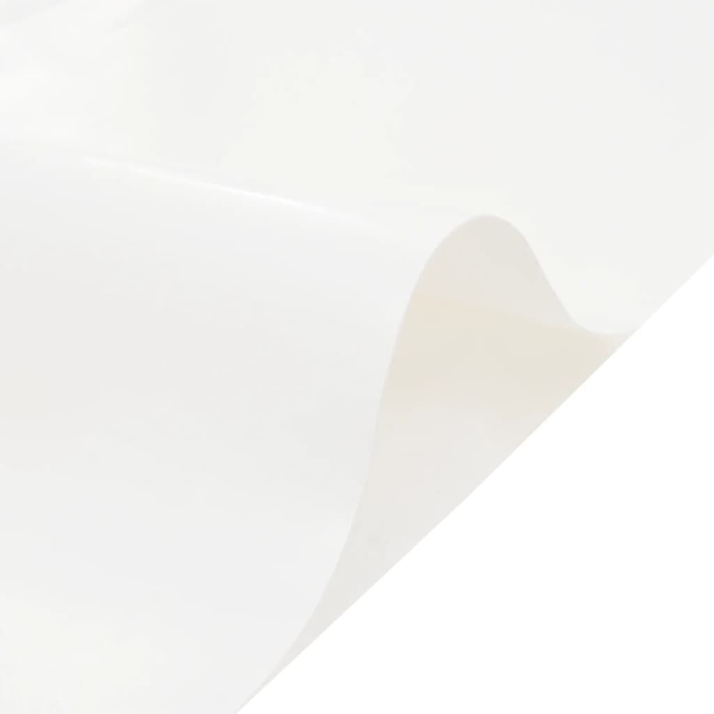 vidaXL Μουσαμάς Λευκός 3 x 3 μ. 650 γρ./μ²
