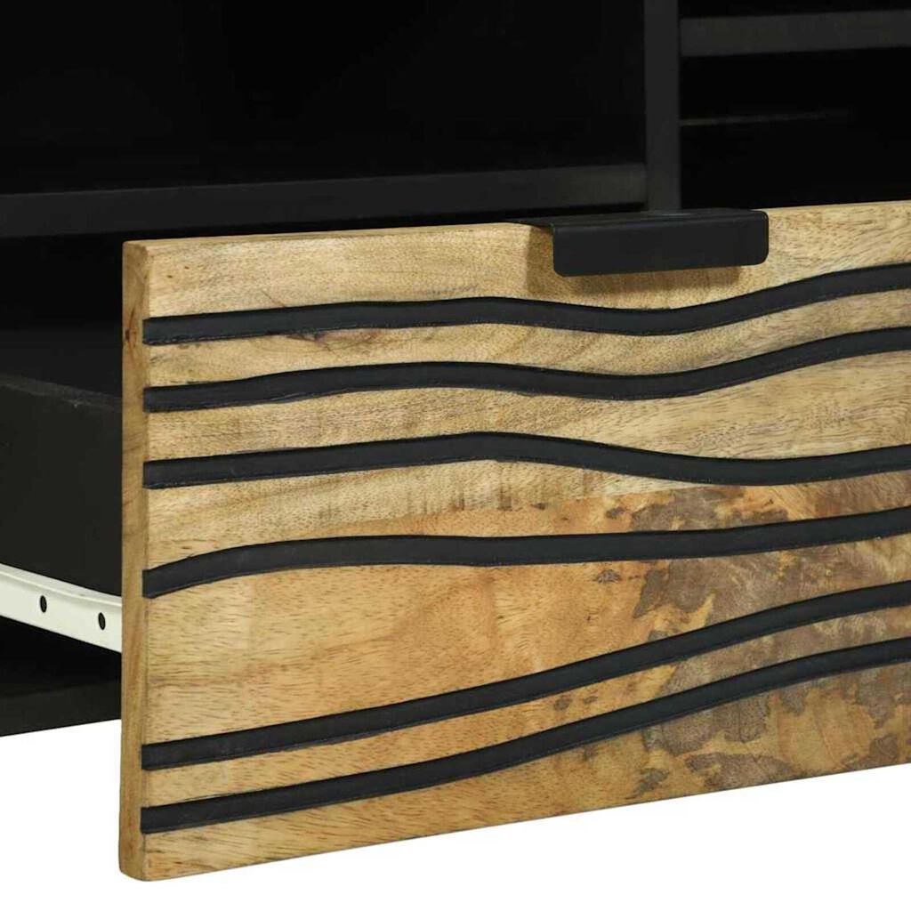 vidaXL Κάβα Τηλεόρασης Καφέ 100 x 33 x 46 εκ Μασίφ ξύλο μάνγκο